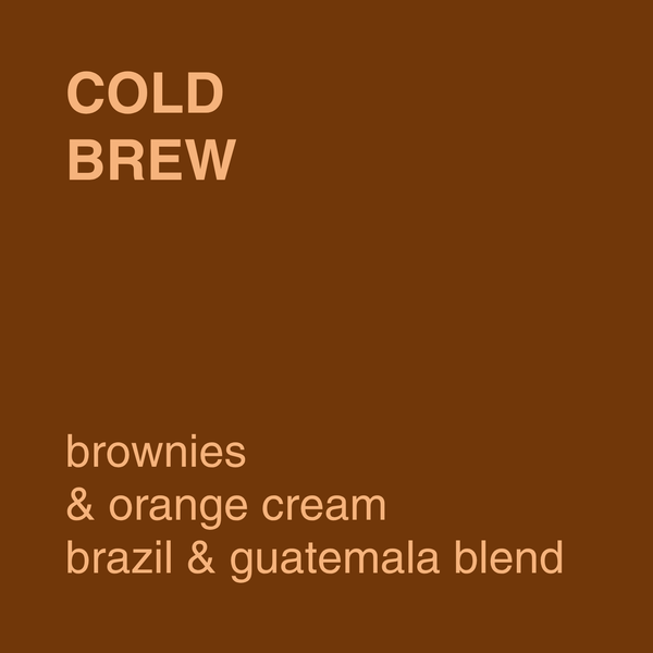 Cold Brew Beans