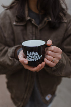 Lima black angle drip mug- 12oz